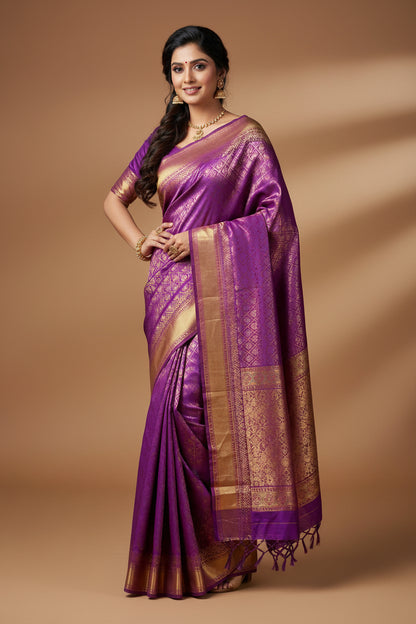 Raw Silk Saree.