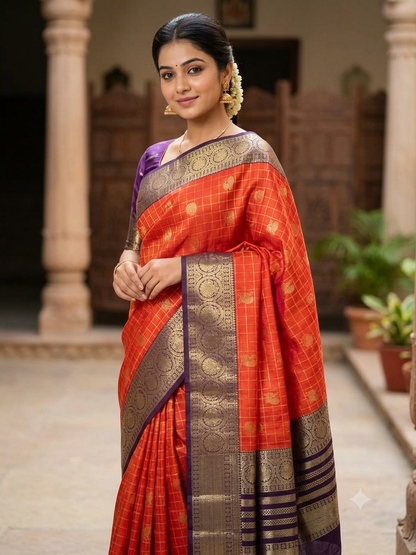 Kanchi Mix Silk Saree