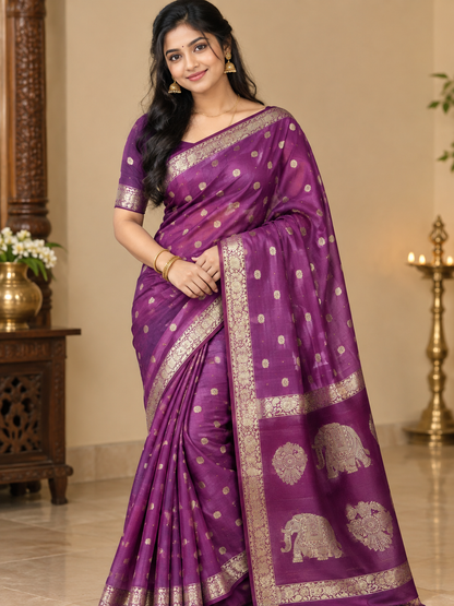 Artificial / Mix Crape Sarees
