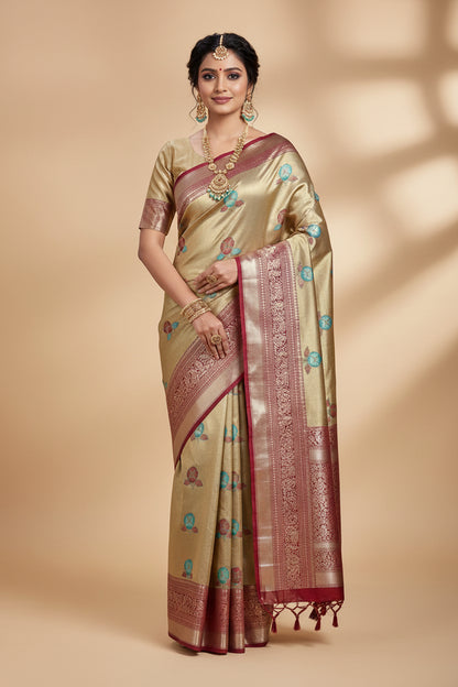 Kanchi Mix Silk Saree