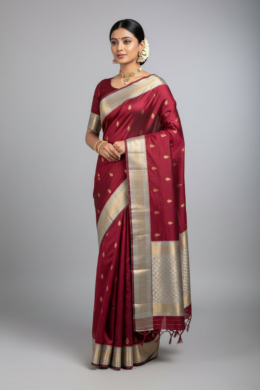 Kanchi Mix Silk Saree