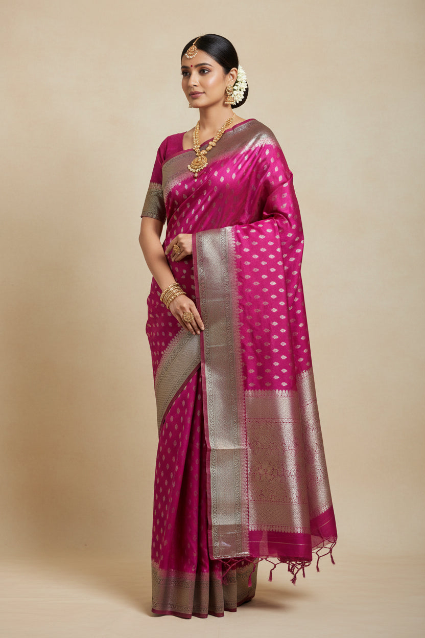 Raw Silk Saree.