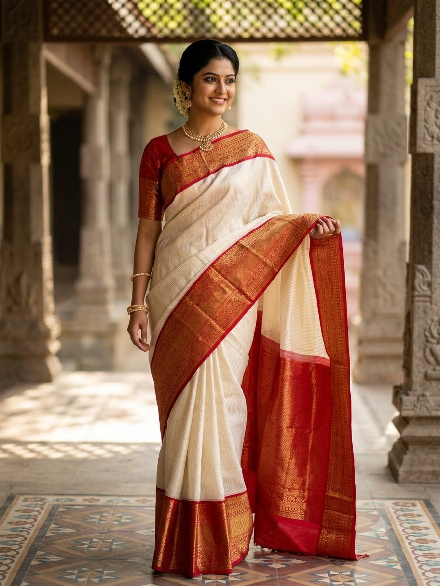 Kanchi Mix Silk Saree