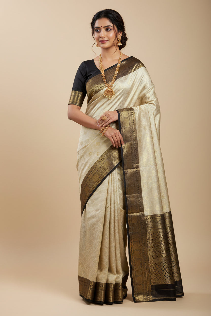 Kanchi Mix Silk Saree