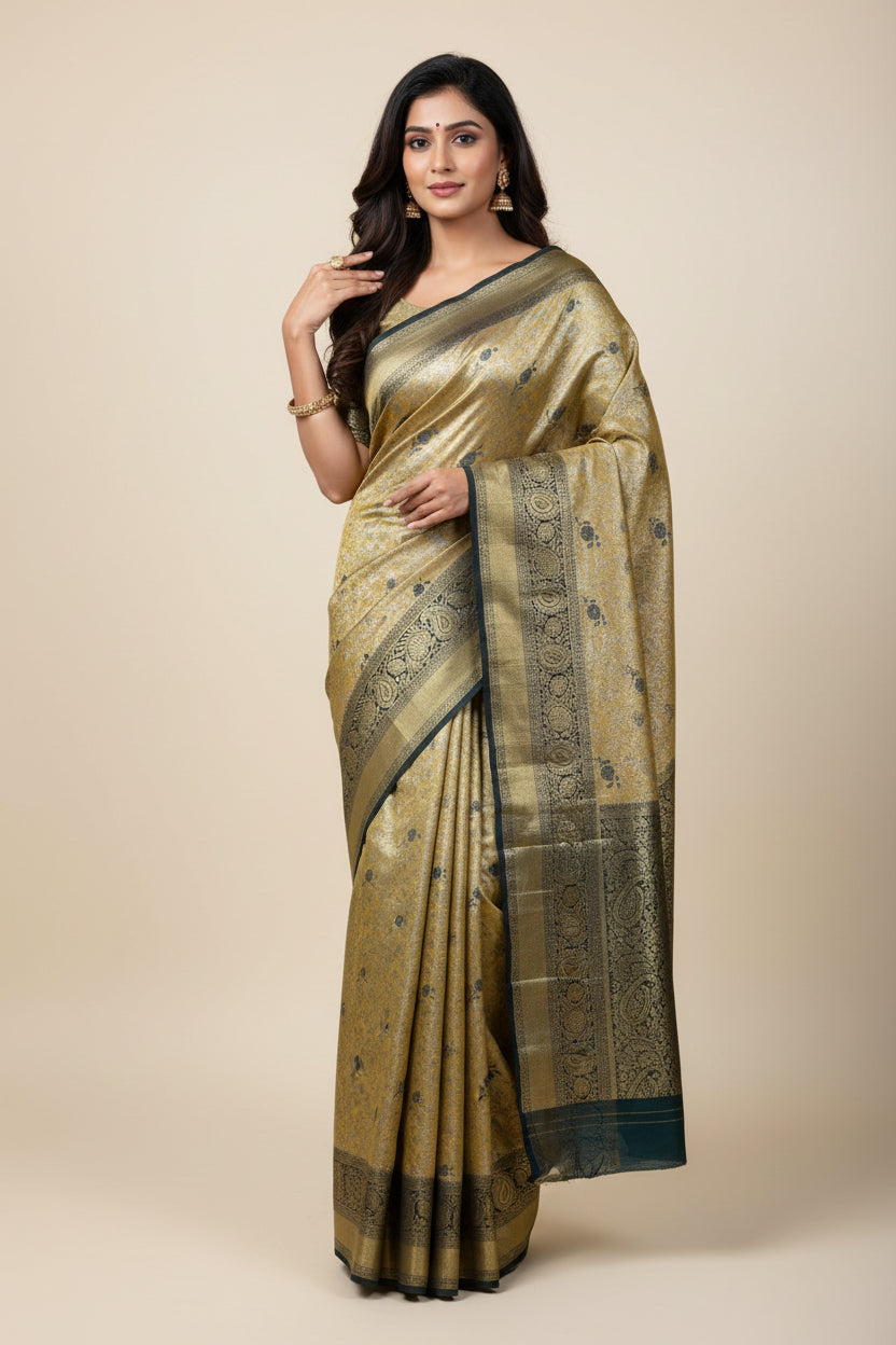 Kanchi Mix Silk Saree