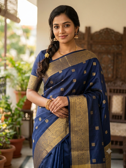Kanchi Mix Silk Saree