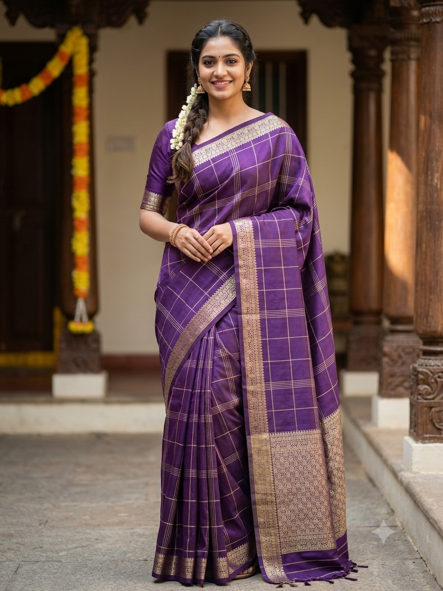 Pure Mysore Silk Saree.