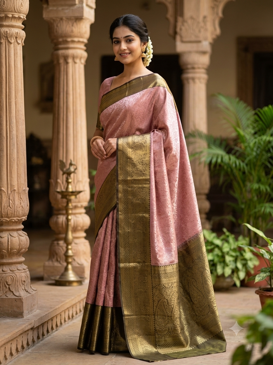 Kanchi Mix Silk Saree