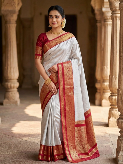 Kanchi Mix Silk Saree