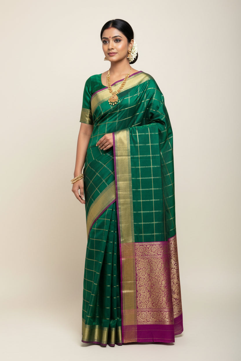 Pure Mysore Silk Saree.