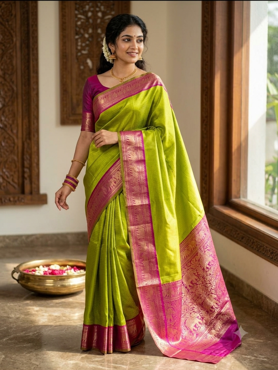 Pure Kanchipuram Silk Saree