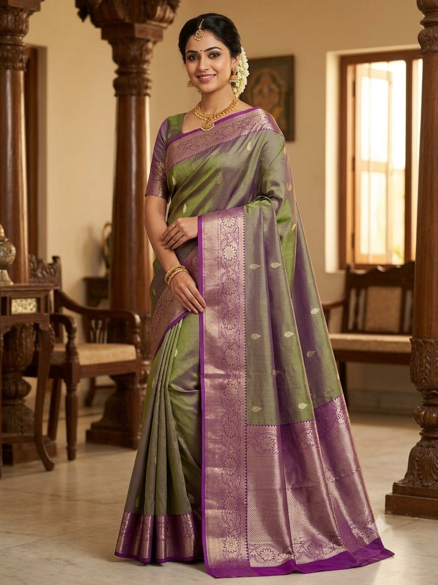 Pure Kanchipuram Silk Saree