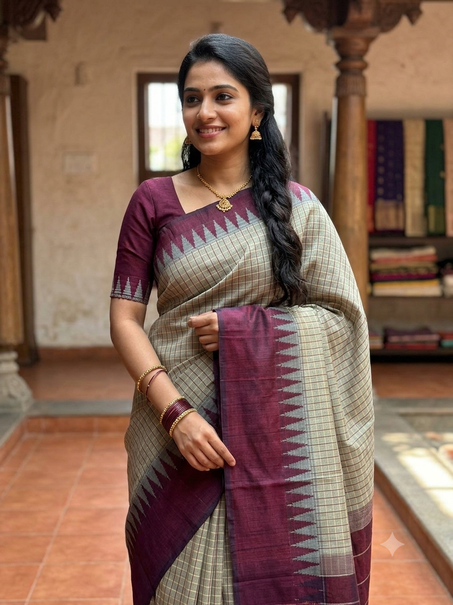 Pure Cotton Silk Saree