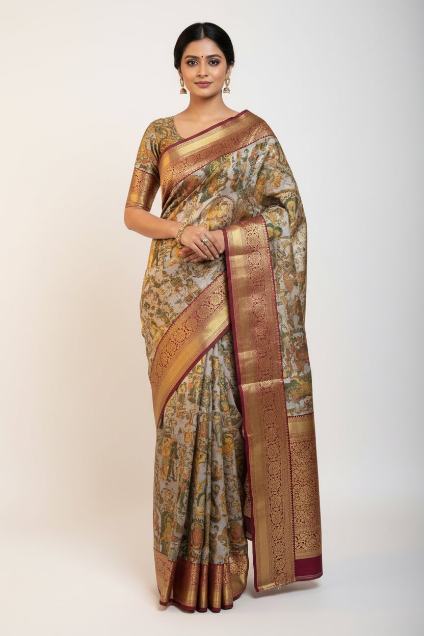 Pure Kanchipuram Silk Saree