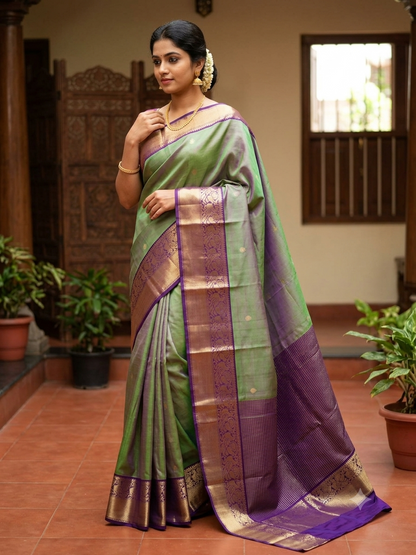 Kanchi Mix Silk Saree