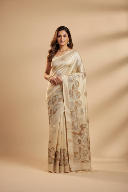 Tussar Silk Saree.