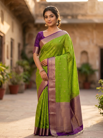 Pure Mysore Silk Saree.