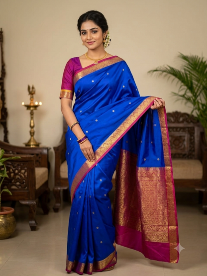Pure Mysore Silk Saree ( 60 Grams )