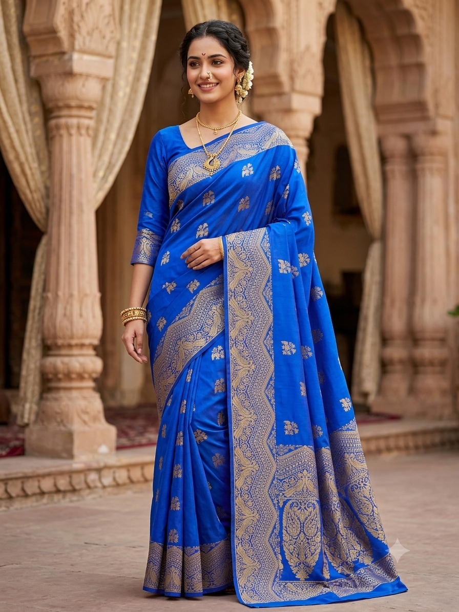 Pure Mysore Silk Saree.