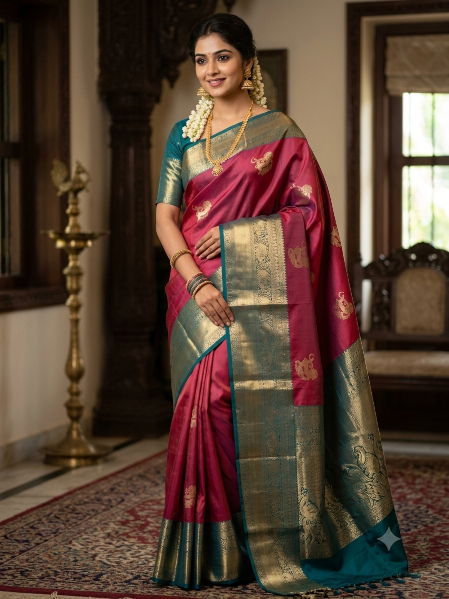 Pure Kanchipuram Silk Saree