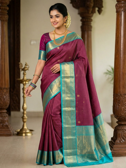 Kanchi Mix Silk Saree