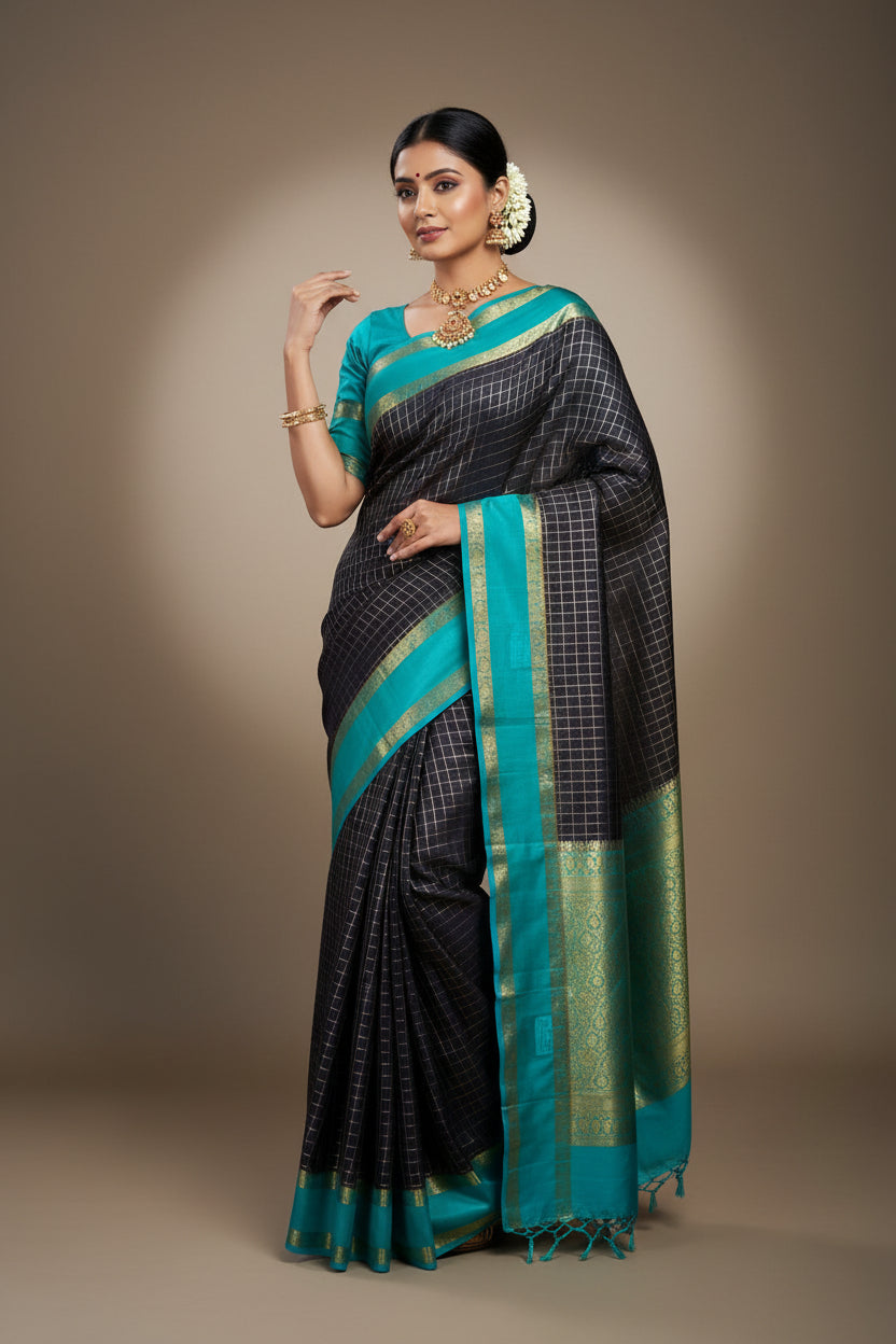 Pure Mysore Silk Saree ( 60 Grams )