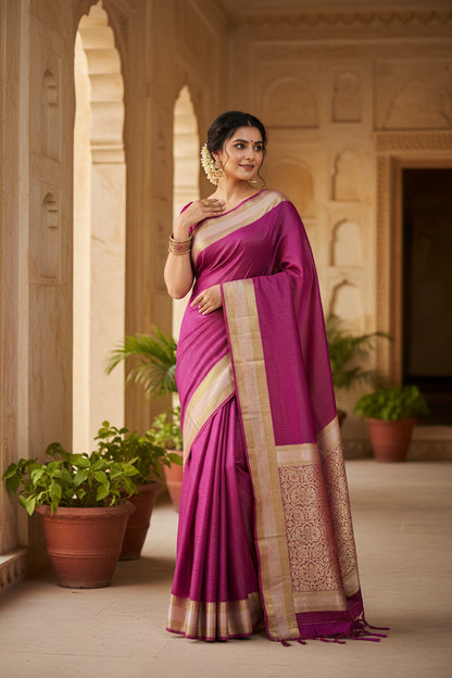 Pure Mysore Silk Saree ( 60 Grams )