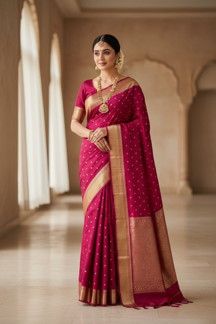 Pure Mysore Silk Saree.