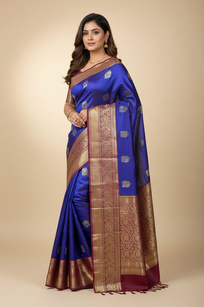 Kanchi Mix Silk Saree