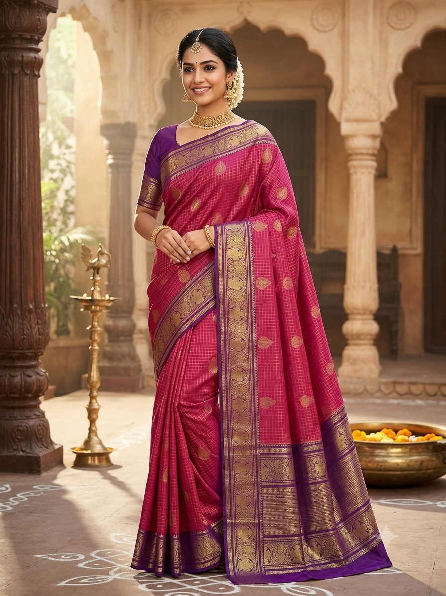 Pure Kanchipuram Silk Saree