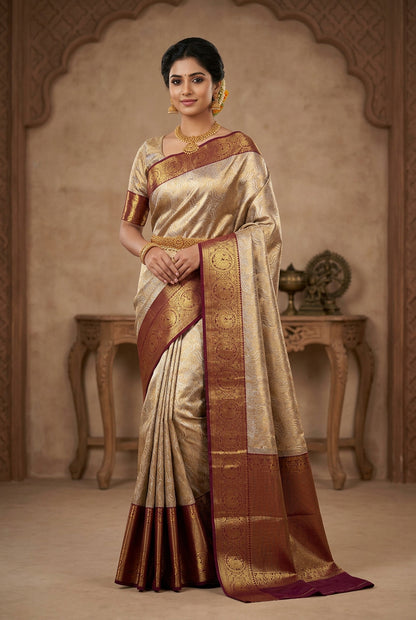 Pure Kanchipuram Silk Saree