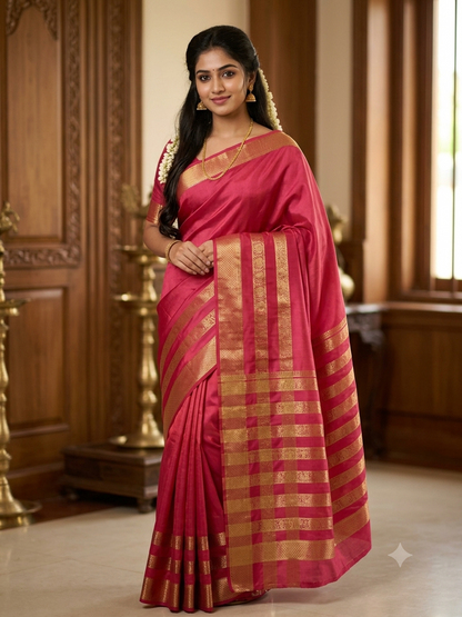 Pure Mysore Silk Saree.