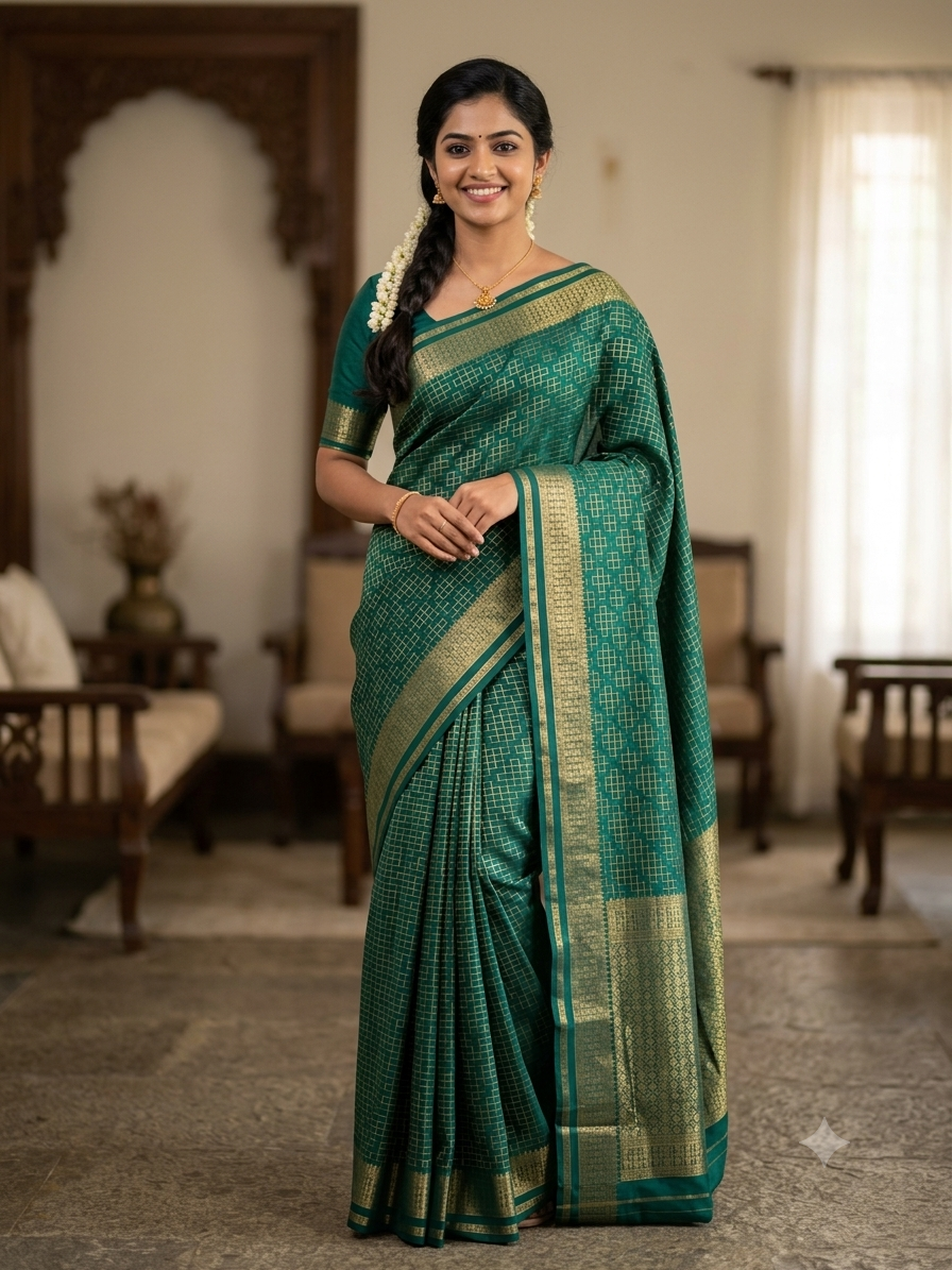 Pure Mysore Silk Saree.