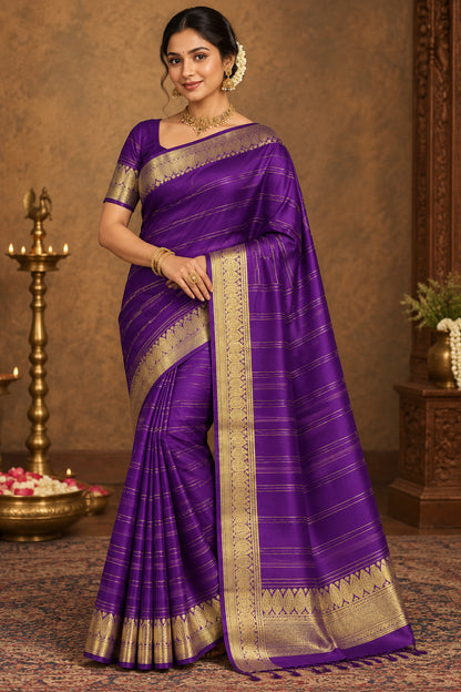 Pure Mysore Silk Saree ( 60 Grams )