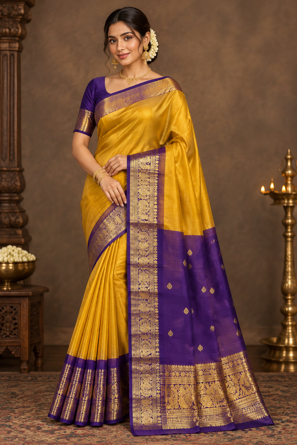 Pure Kanchipuram Silk Saree