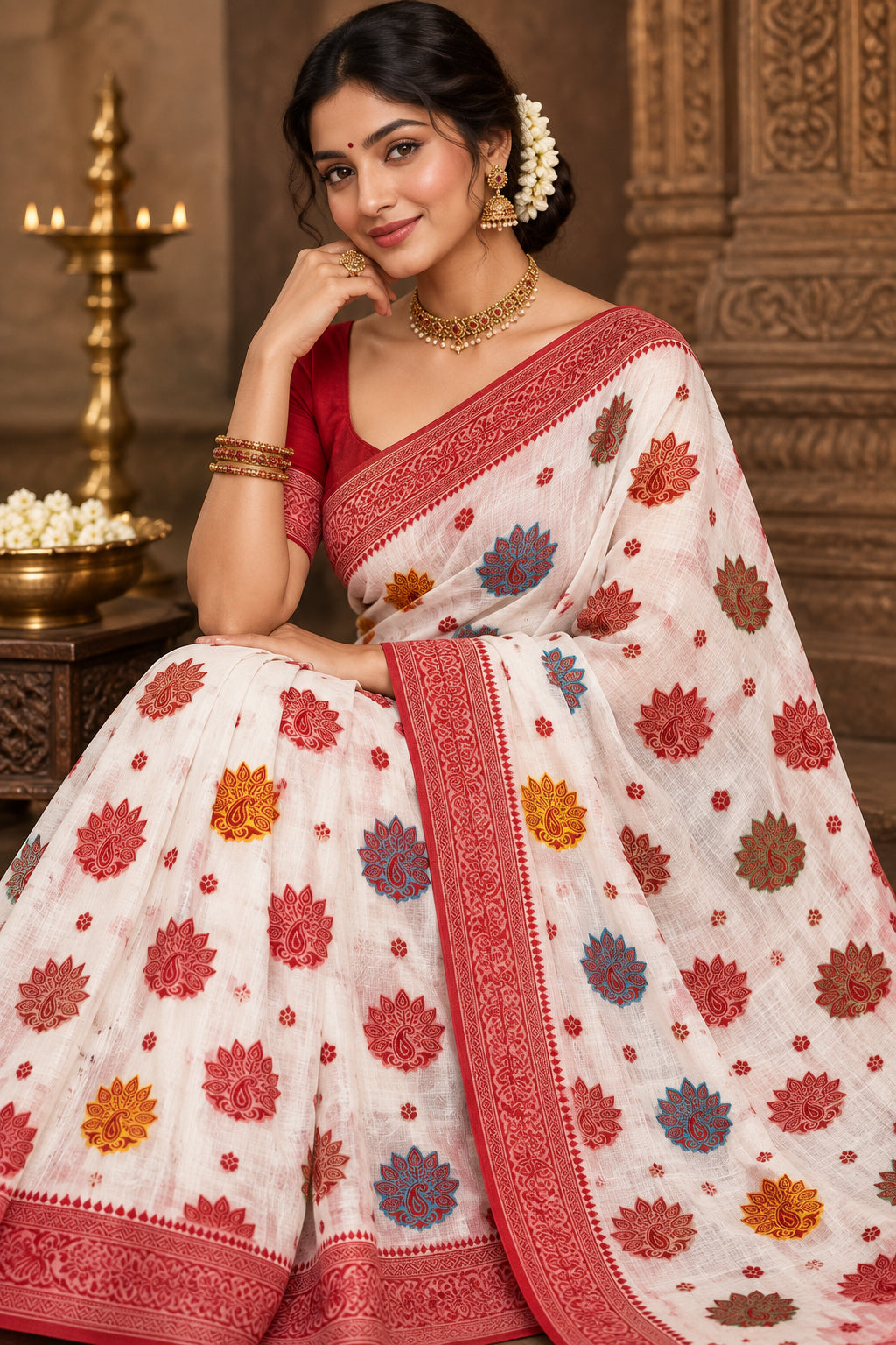 Pure Cotton Silk Saree