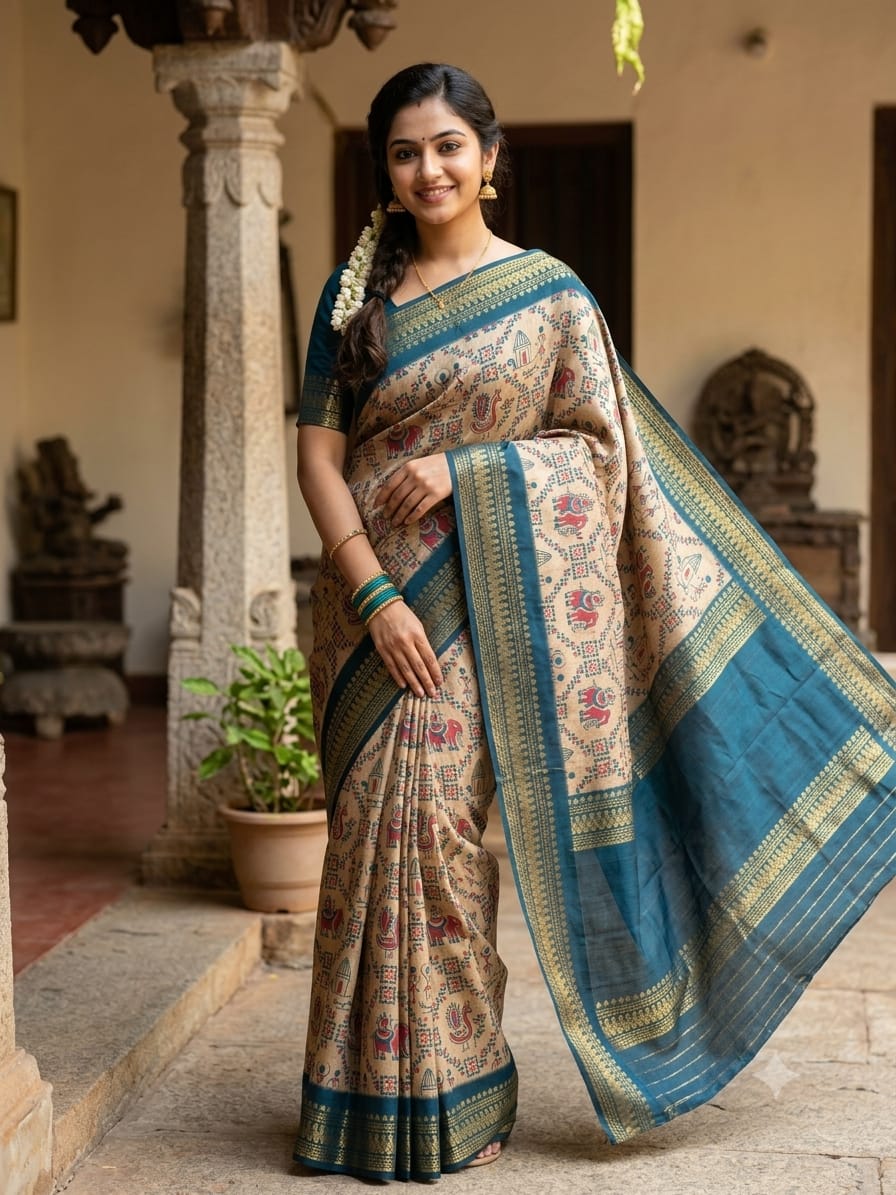 Pure Cotton Silk Saree