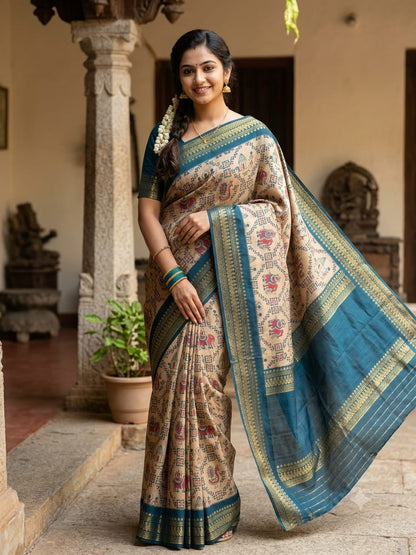 Pure Cotton Silk Saree