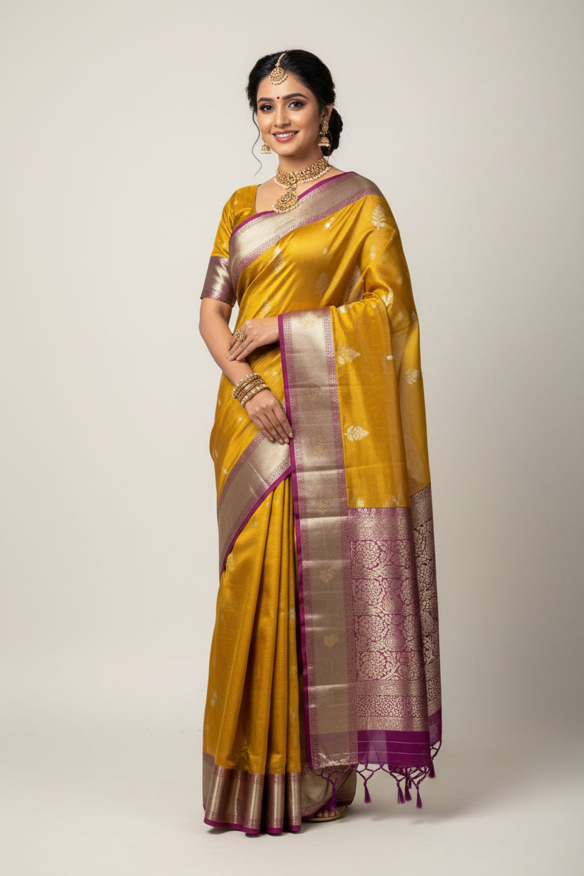 Kanchi Mix Silk Saree