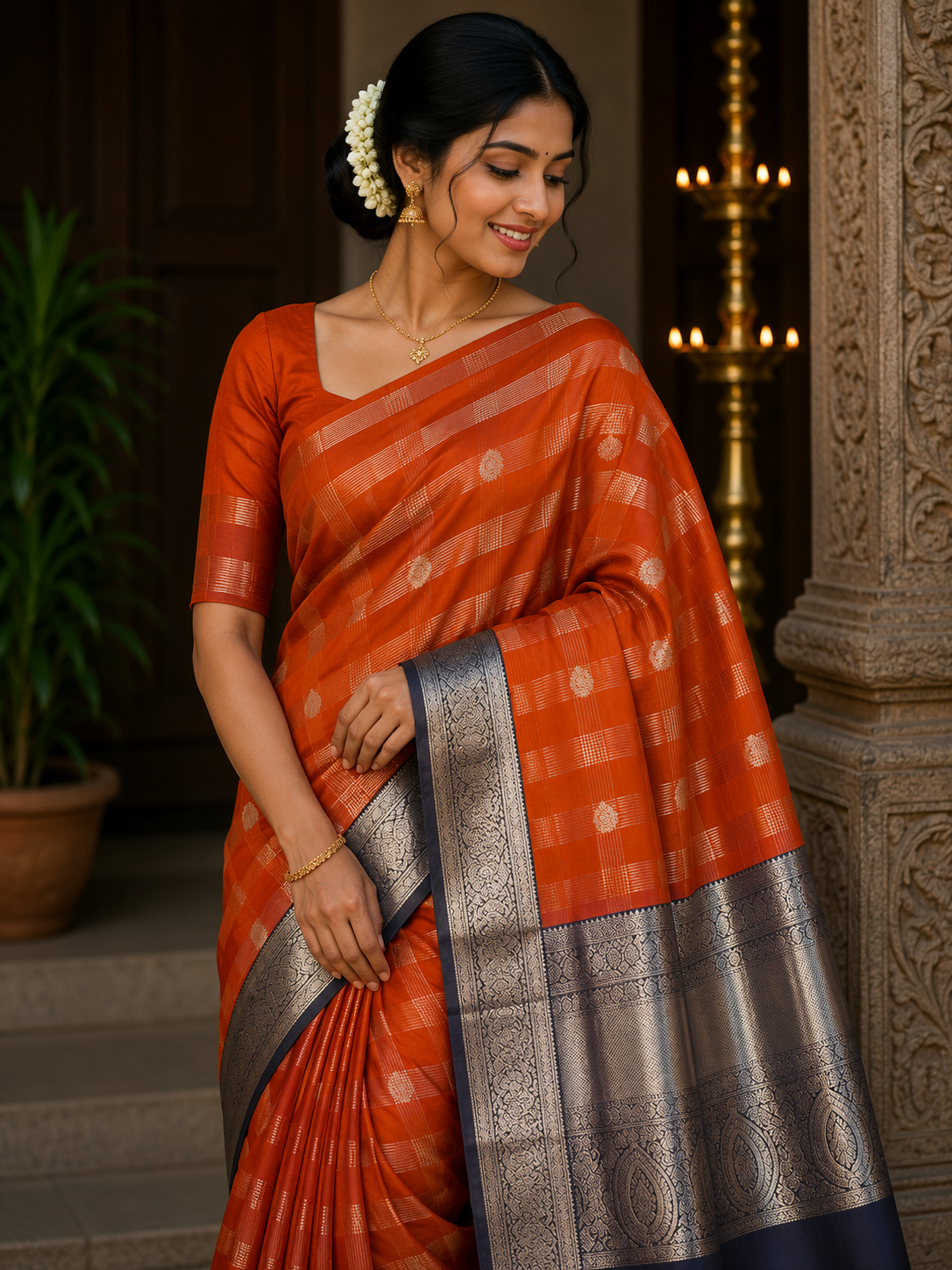 Kanchi Mix Silk Saree