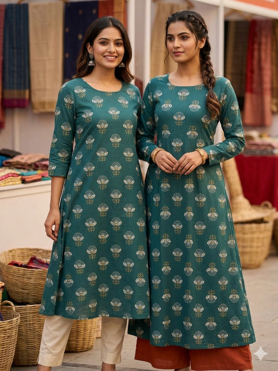 Buy Any 5 Kurti ( 200 Rs X 5 Pcs ) For 999/-