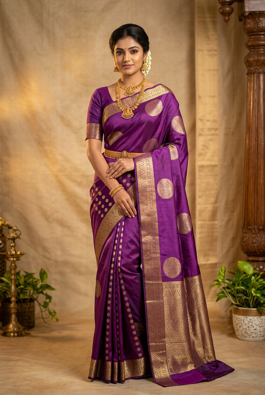 Pure Mysore Silk Saree.