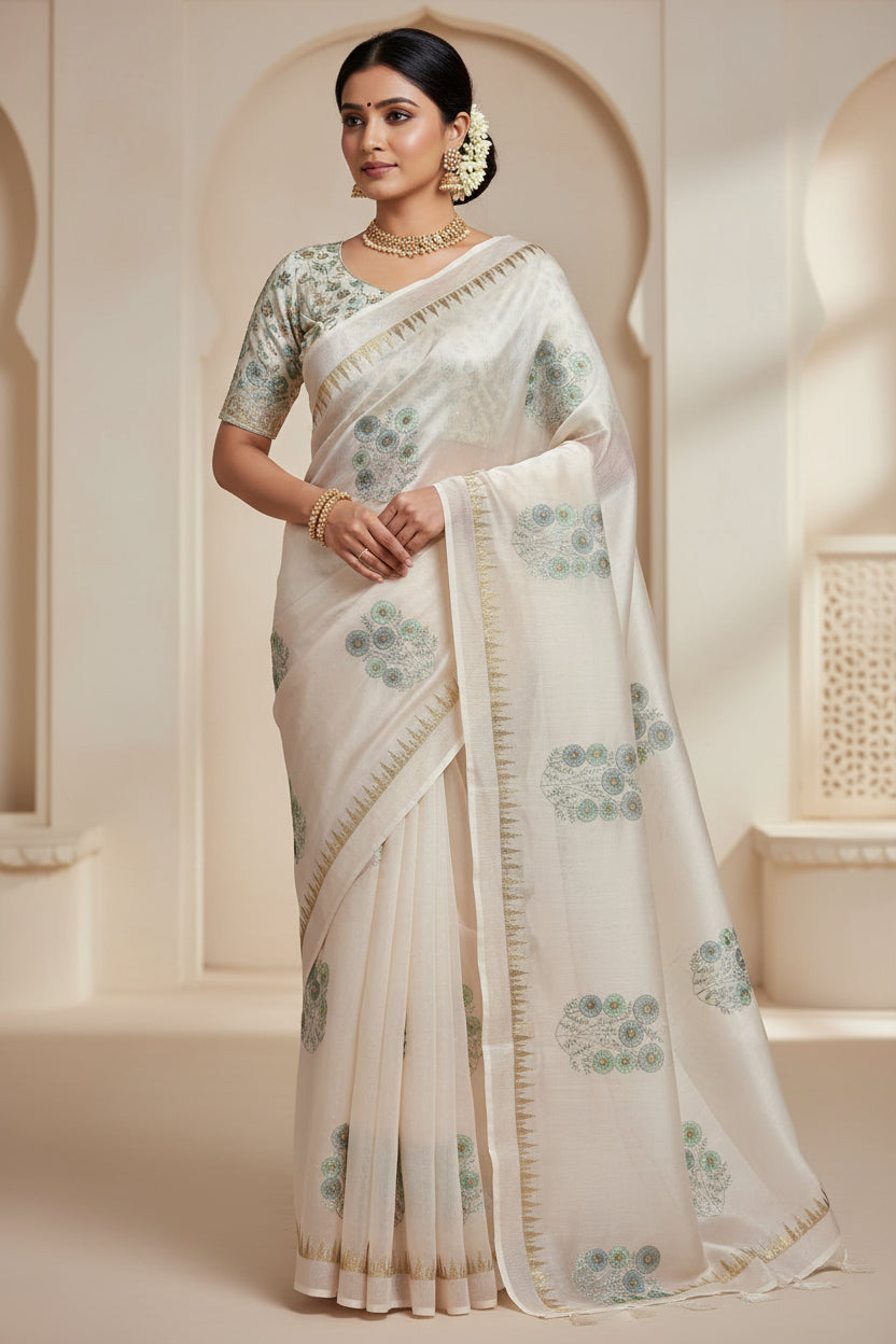 Tussar Silk Saree.
