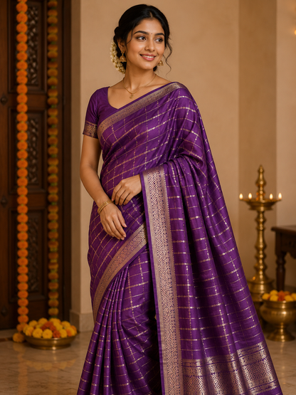 Pure Mysore Silk Saree.