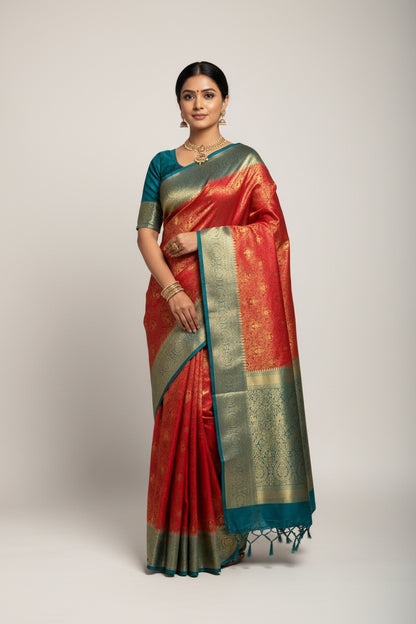 Kanchi Mix Silk Saree