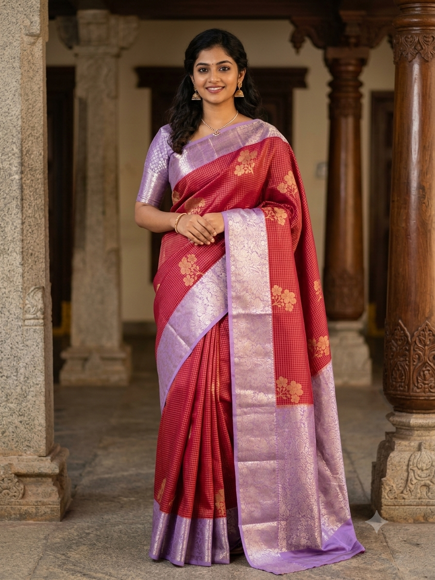 Kanchi Mix Silk Saree