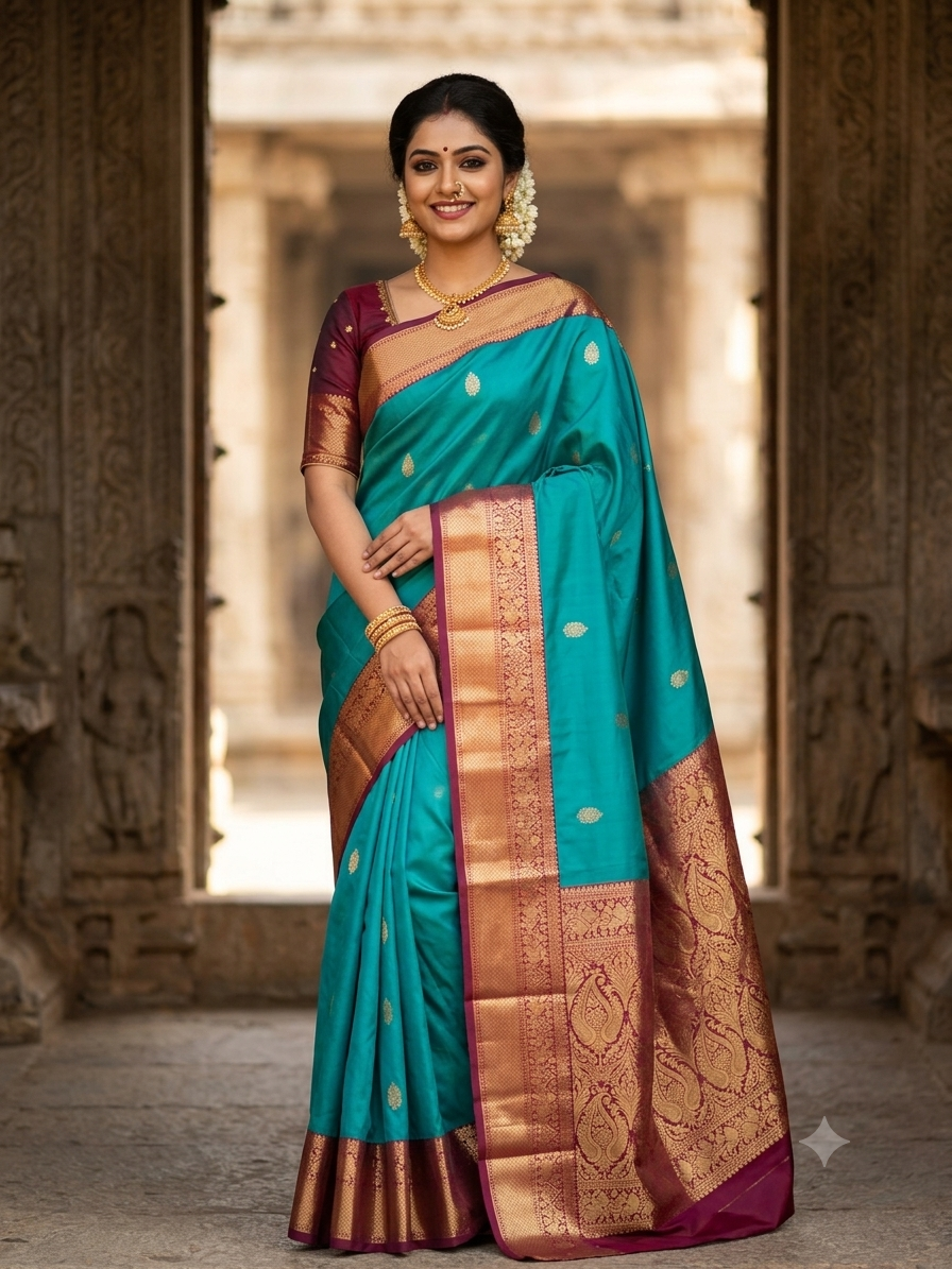 Pure Kanchipuram Silk Saree