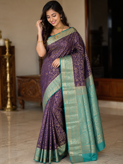 Kanchi Mix Silk Saree