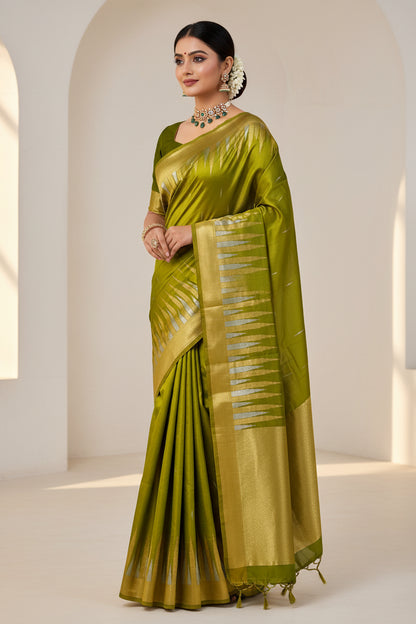 Kanchi Mix Silk Saree