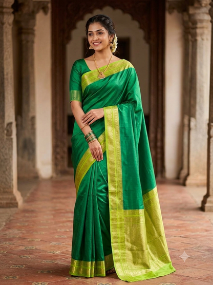 Pure Mysore Silk Saree.
